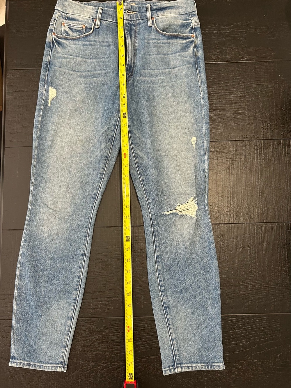 MOTHER high waisted looker crop lets kick it - Picture 5 of 8